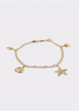 PULSEIRA DE PÉ DETALHES NÁUTICOS