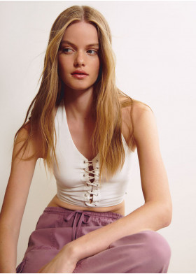 TOP HALTER CORDAS
