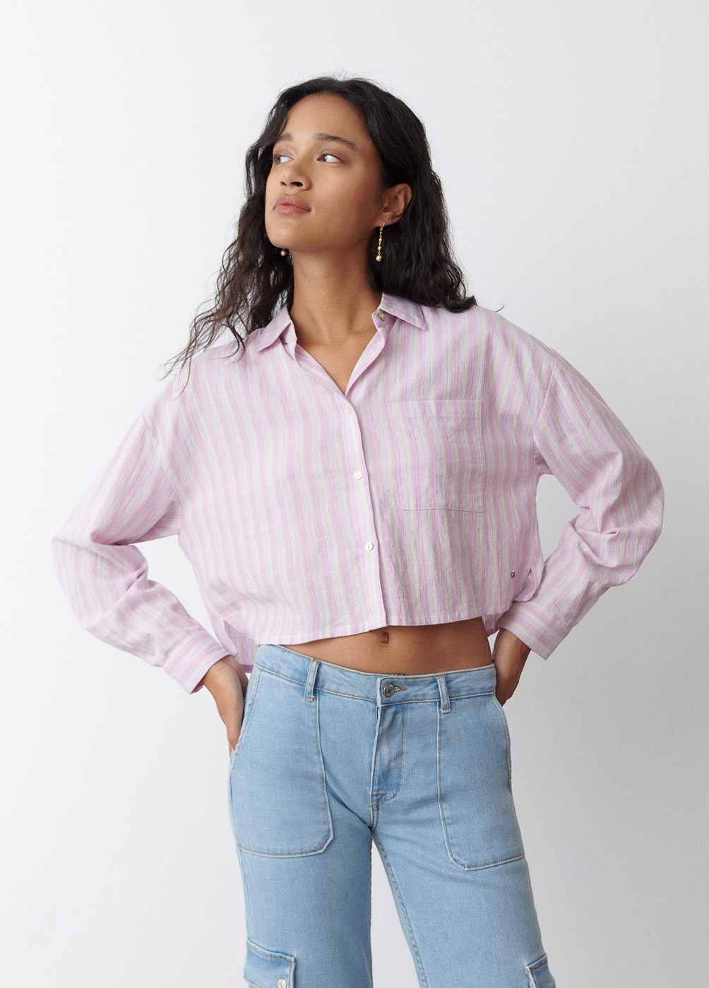 CAMISA RISCAS CROPPED