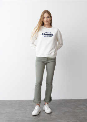 SWEATSHIRT BORDADA BARCELONA