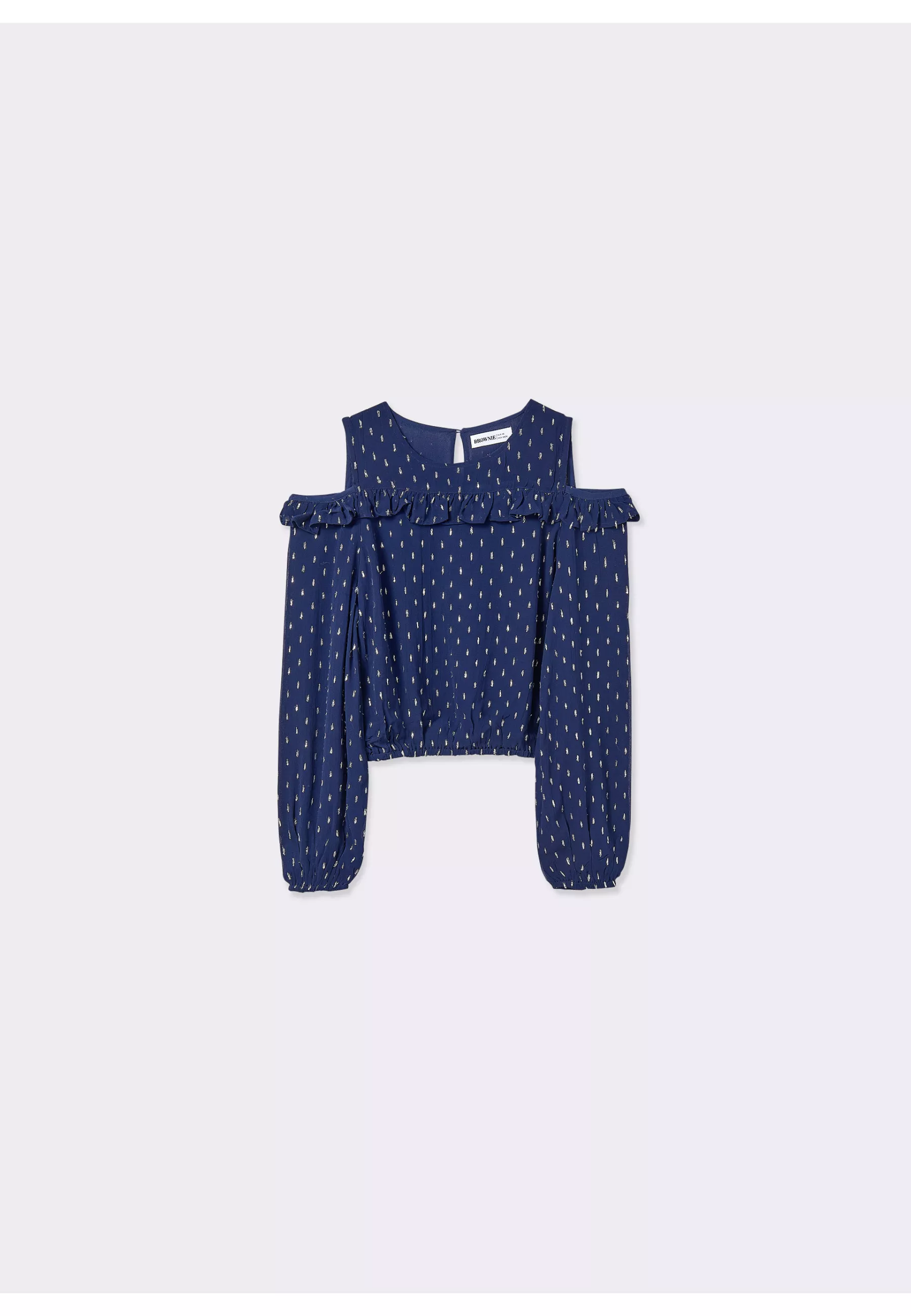 Blusa cut out brilho BROWNIE