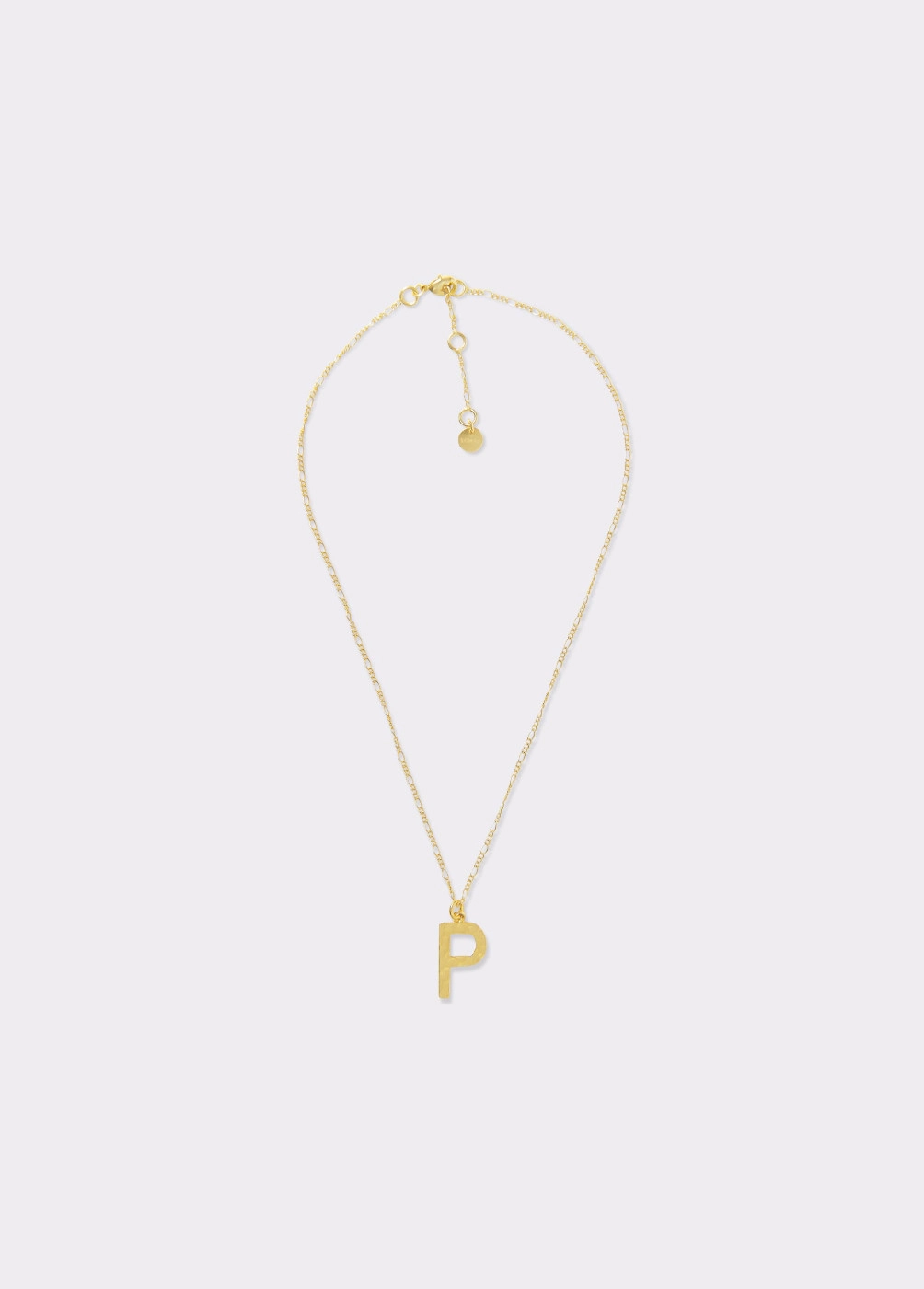 Ketting initiaal letter p