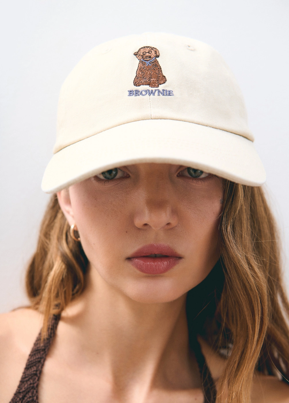 Casquette coton brodée