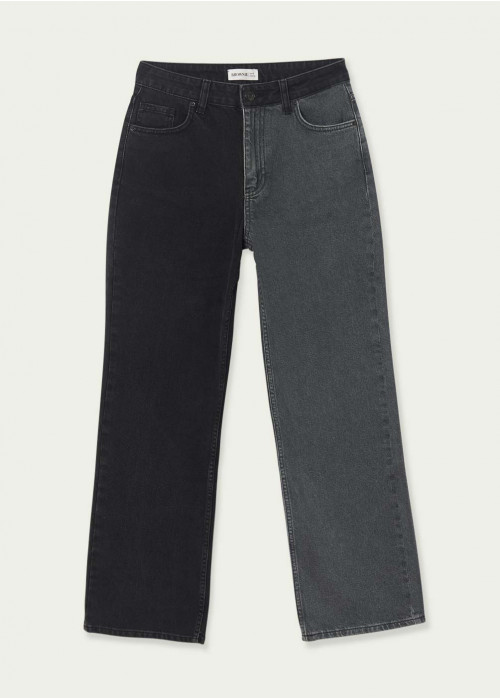 Tweekleurige jeans