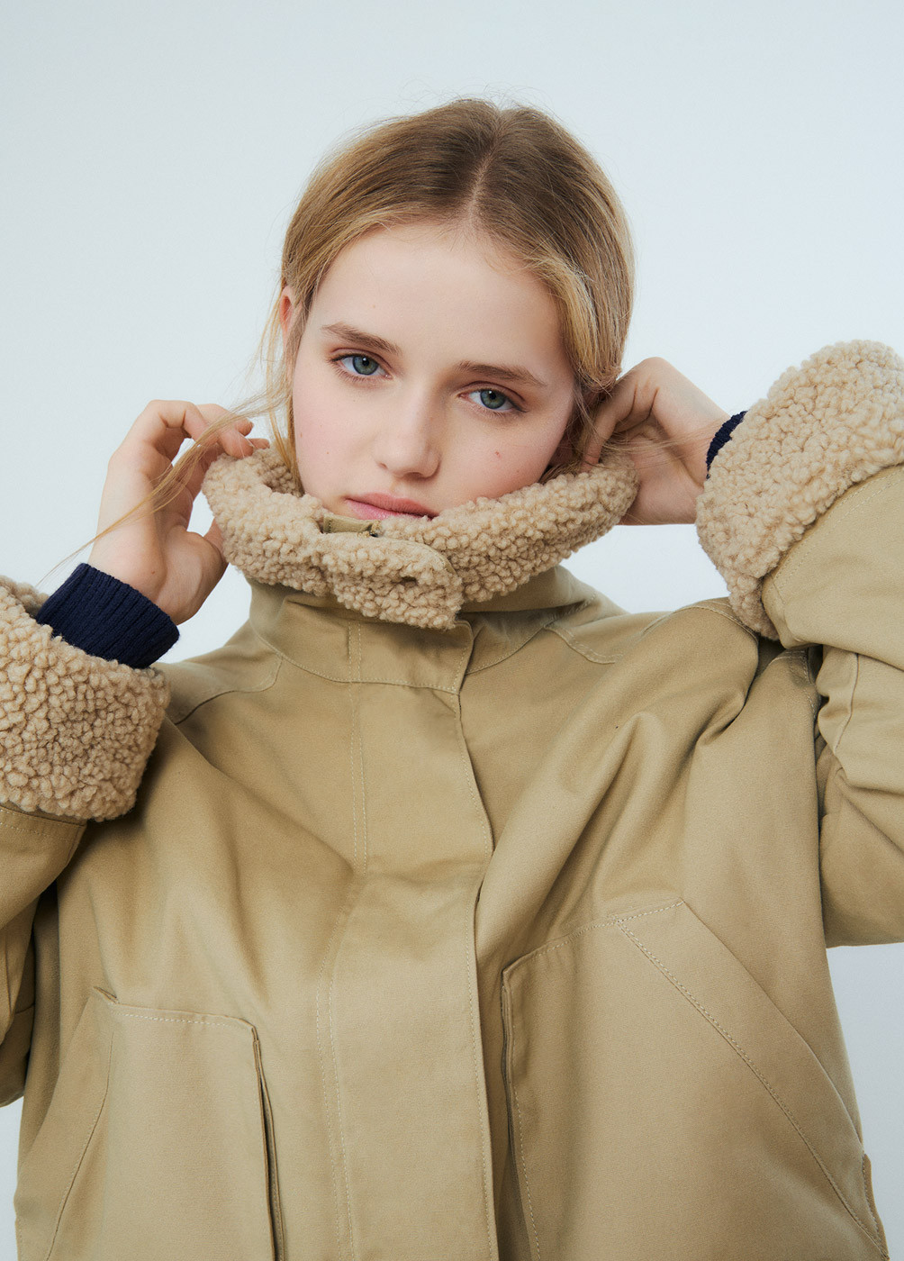 Blouson hotsell effet mouton