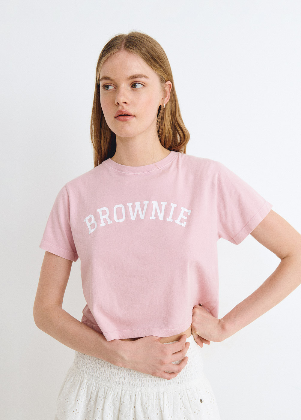T-shirt coton texte brownie...