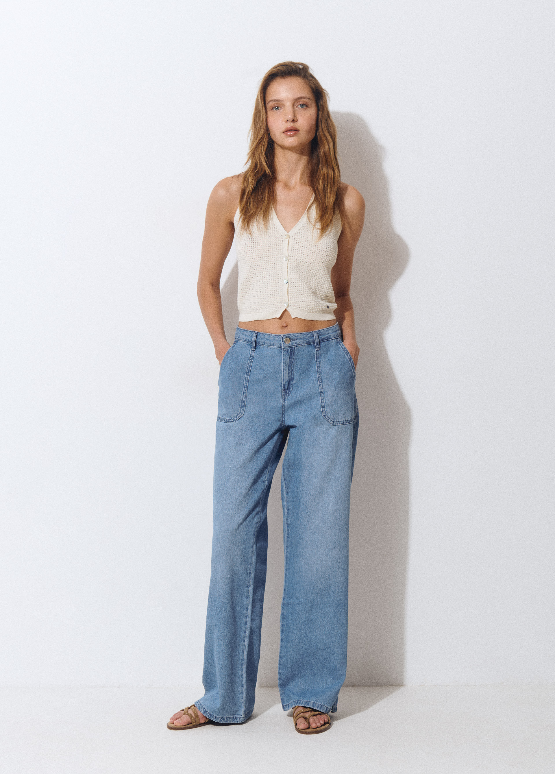Jeans culott on sale