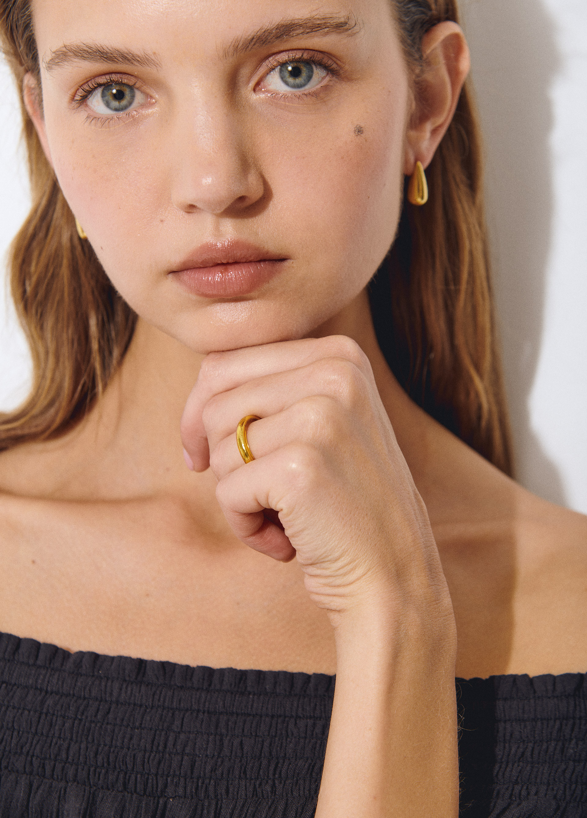 Bague feuille or hotsell