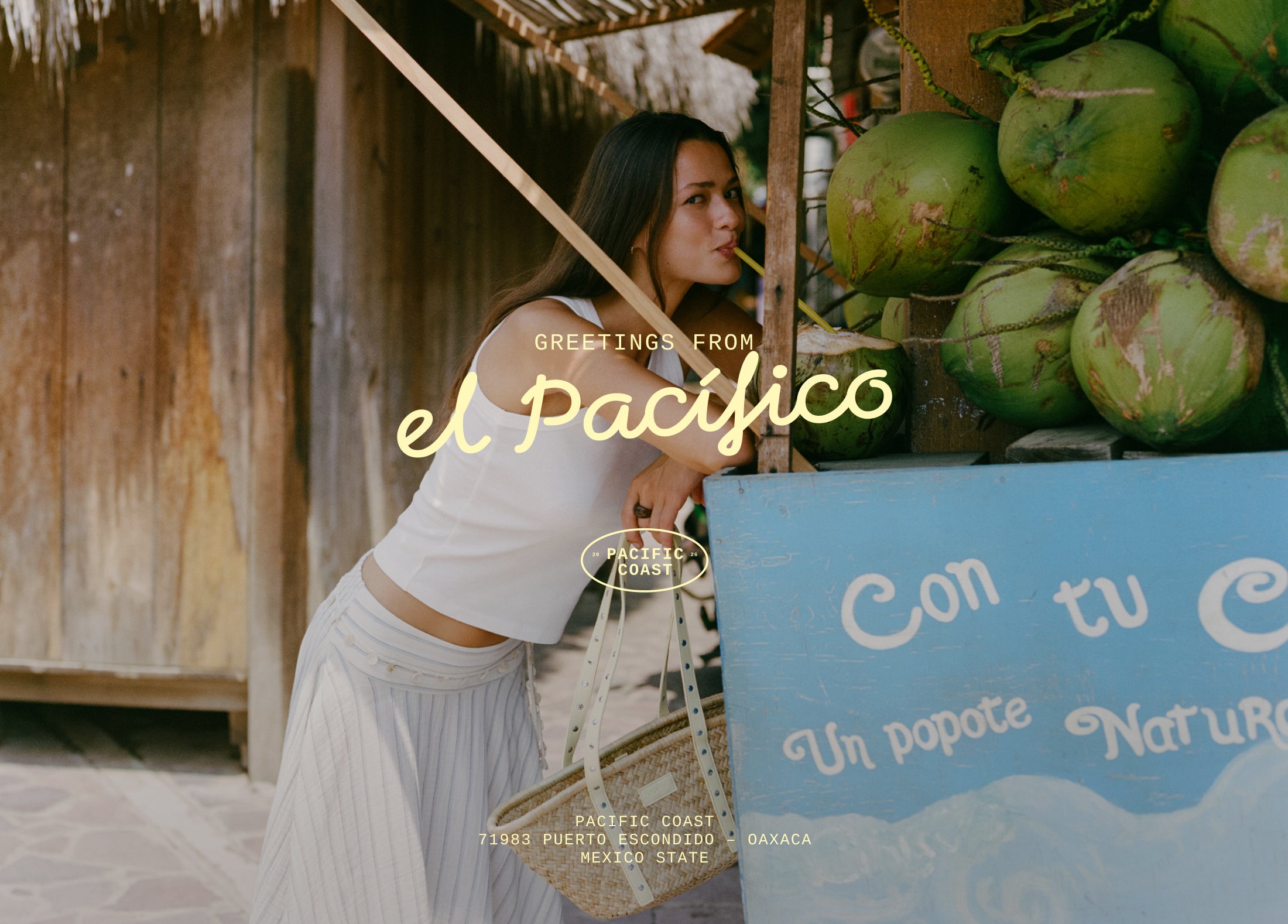 Falda midi rayas