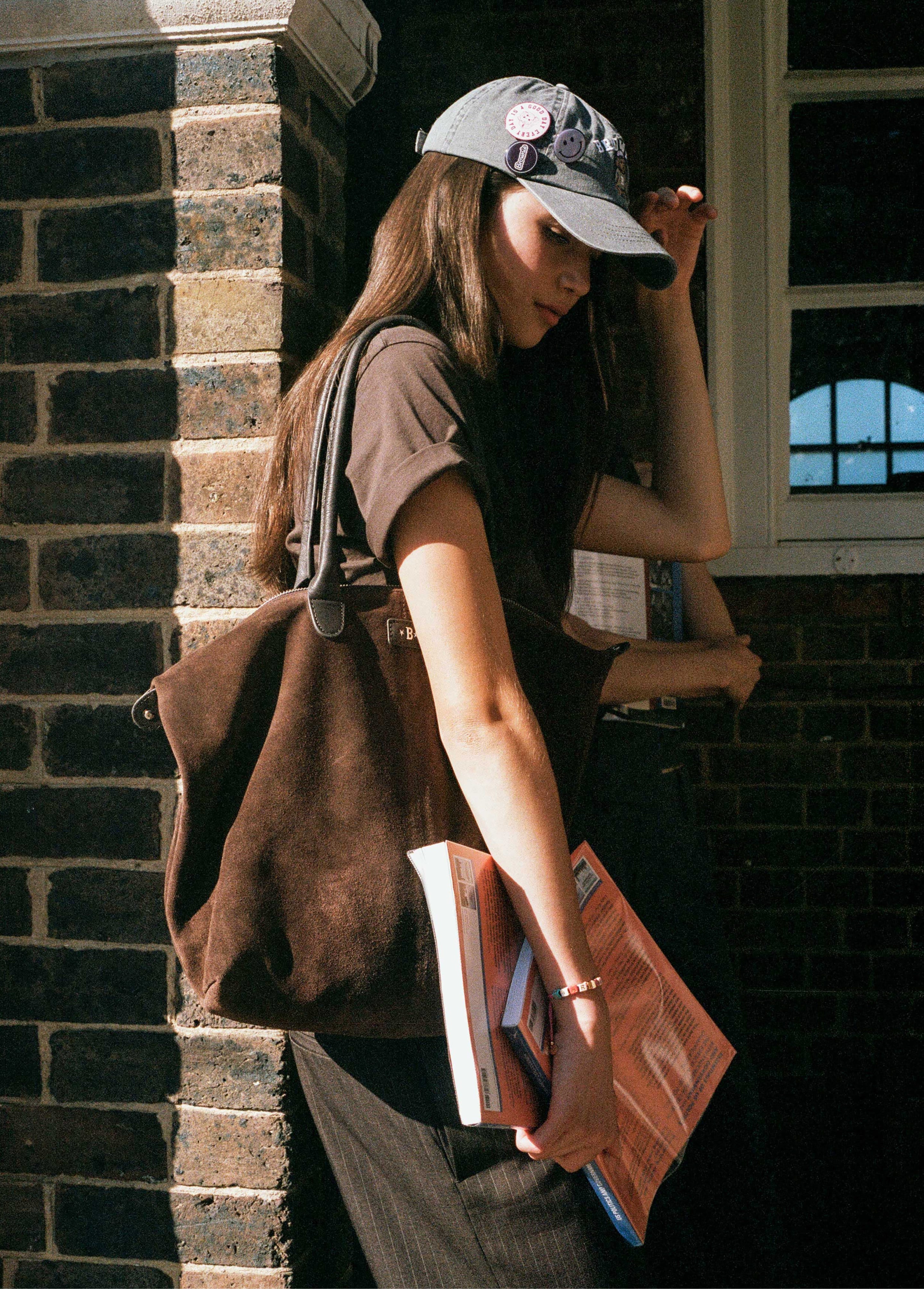 Bolso shopper serraje