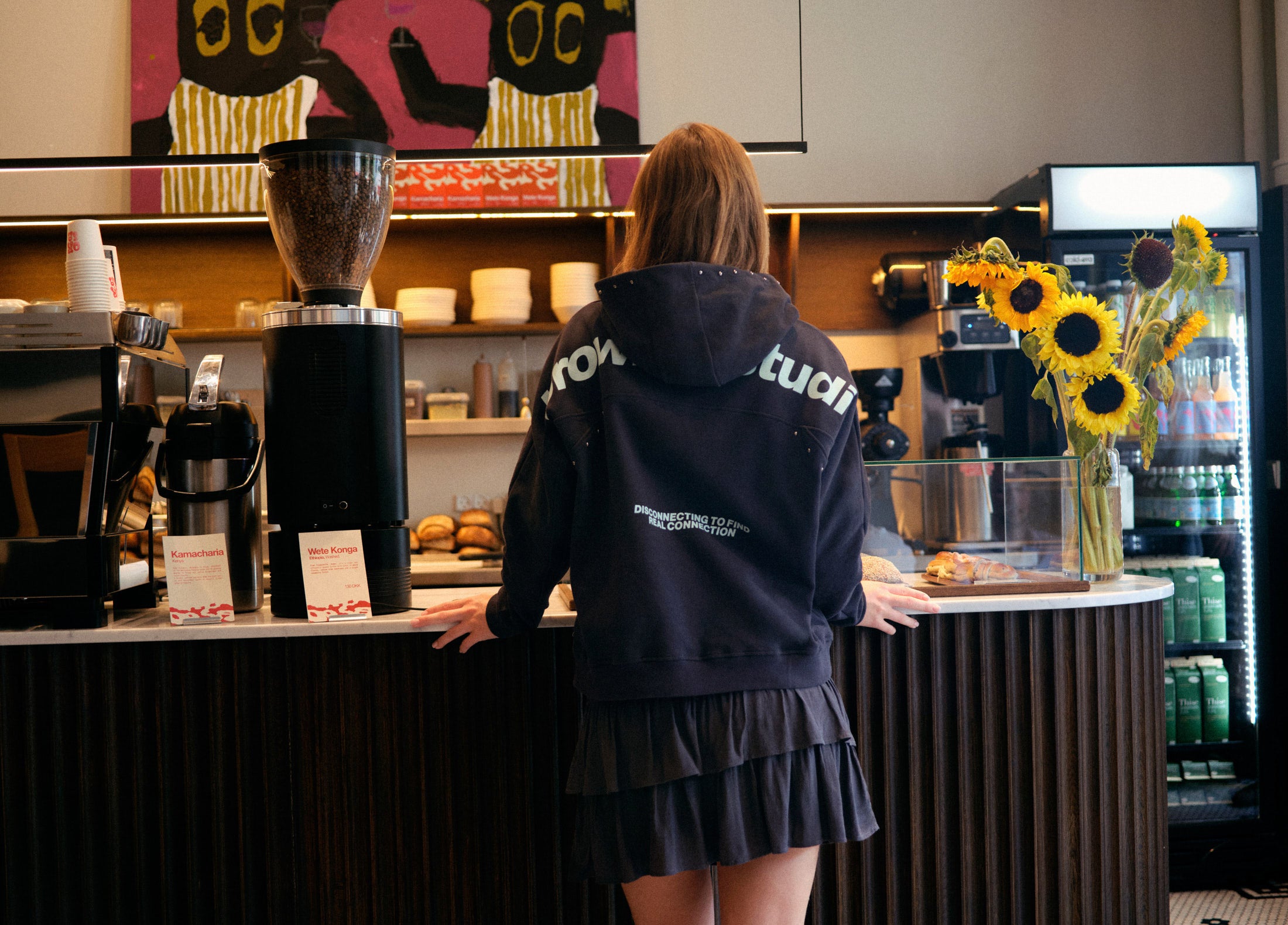Hoodie met studs
