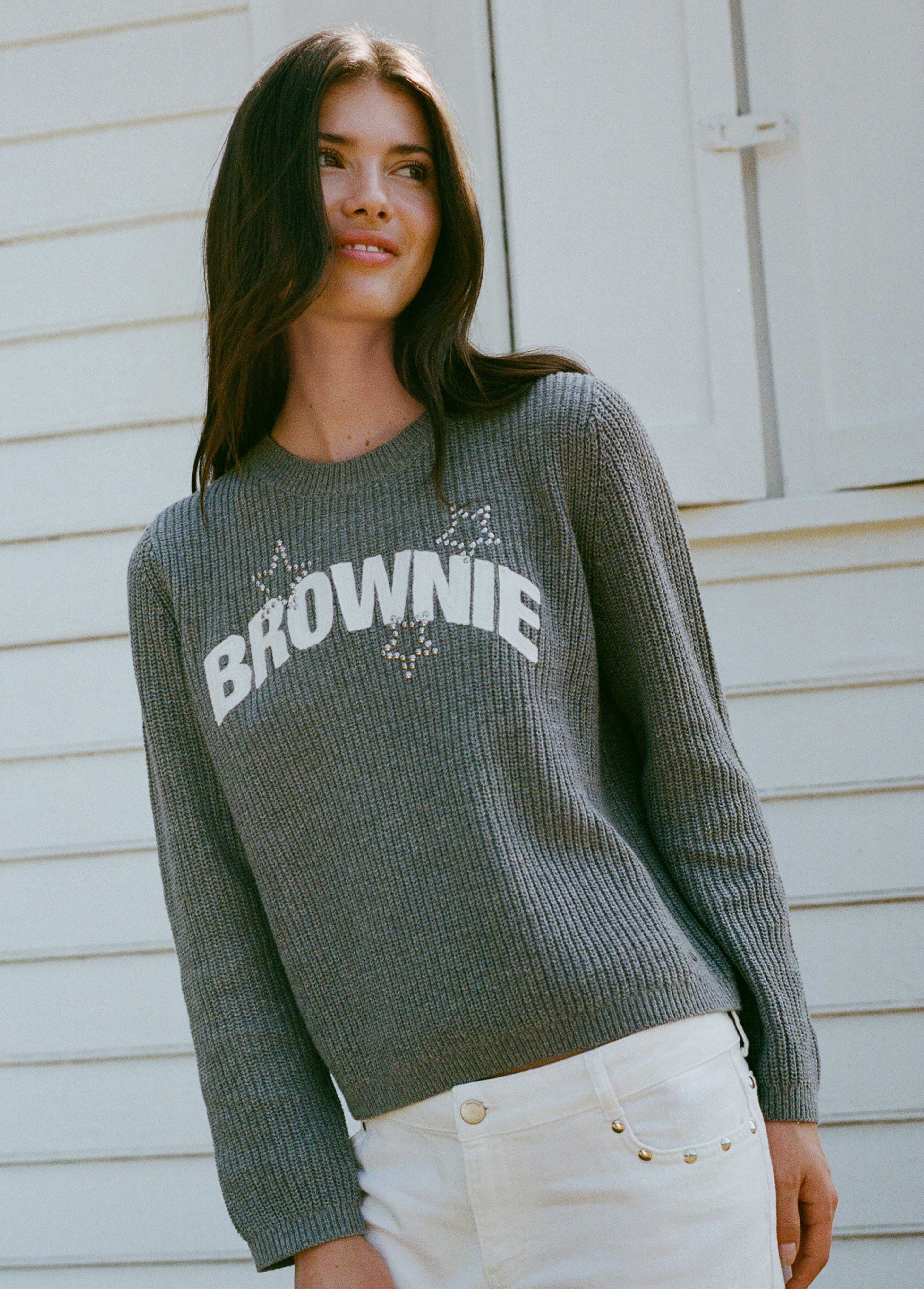 Pull Brownie étoiles