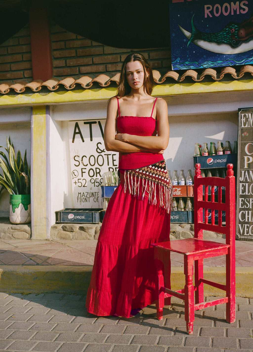 Vestido largo tirantes