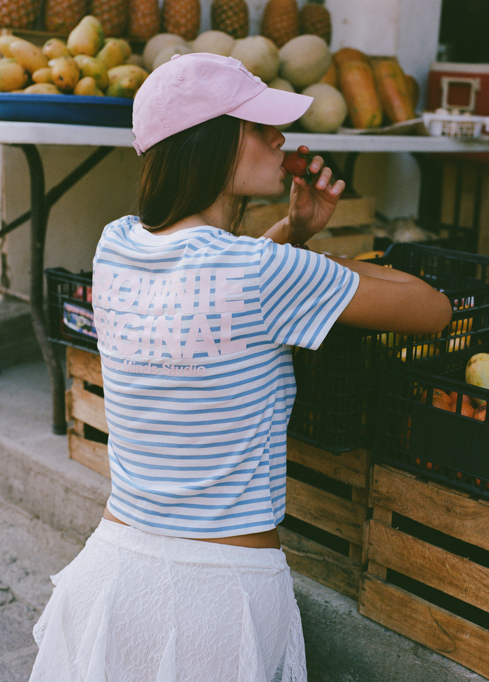 Camiseta rayas print