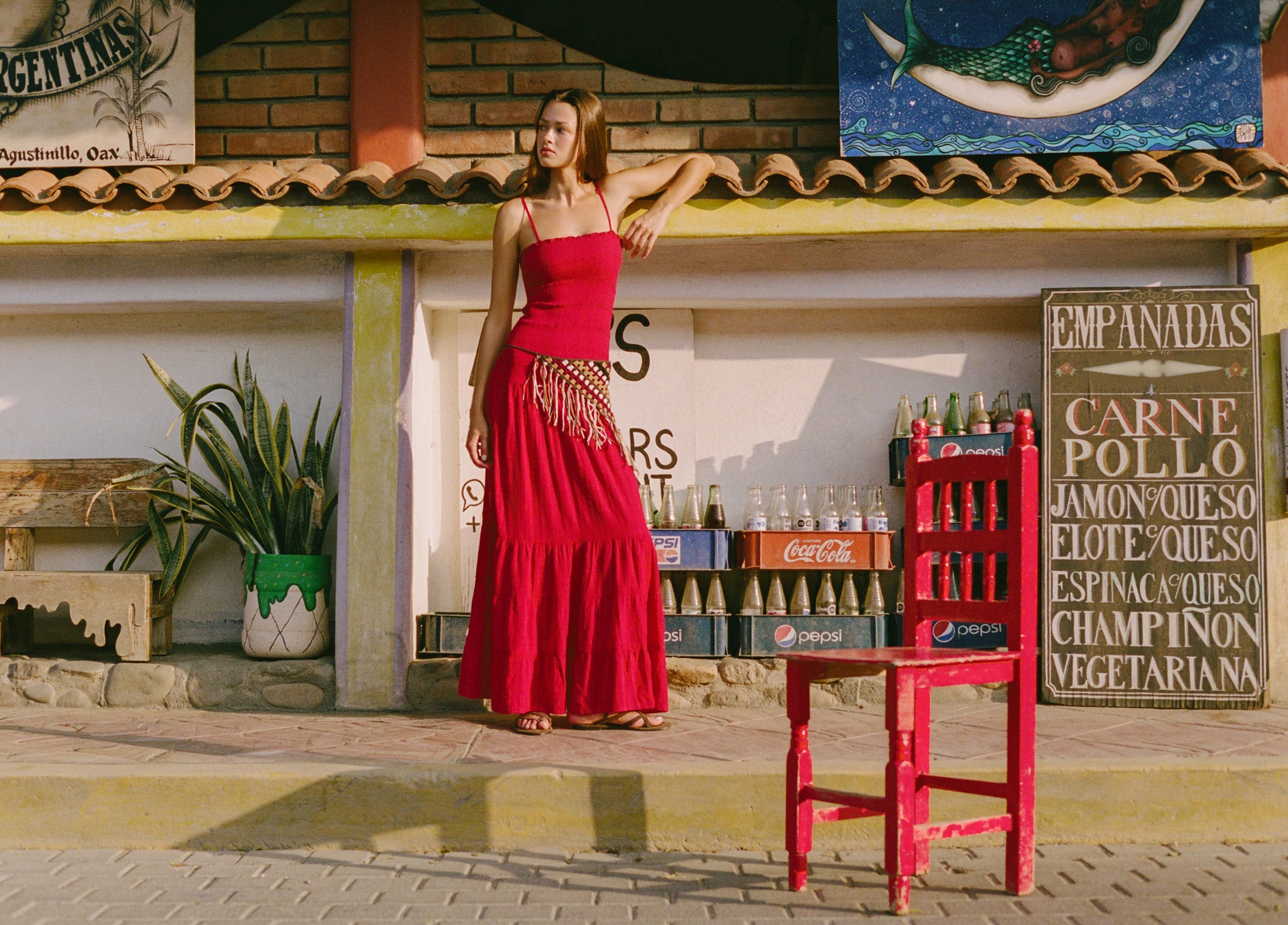 Vestido largo tirantes