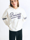 Sudadera capucha print aniversario