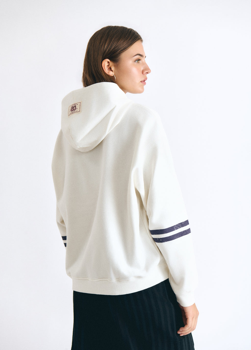 Sudadera capucha print aniversario