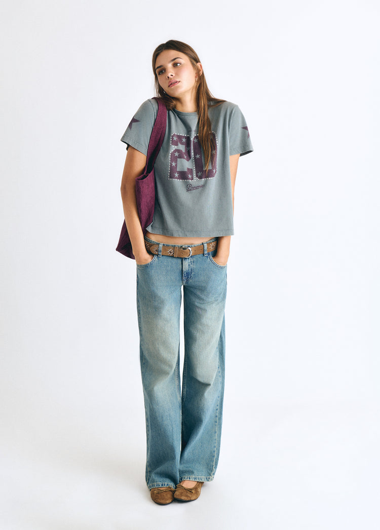 Anniversary studded T-shirt