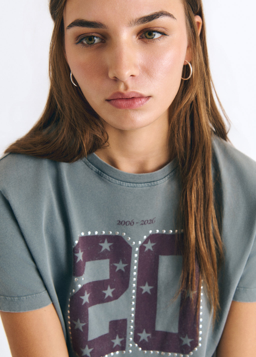 Anniversary studded T-shirt