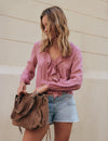Bolso shopper fruncido