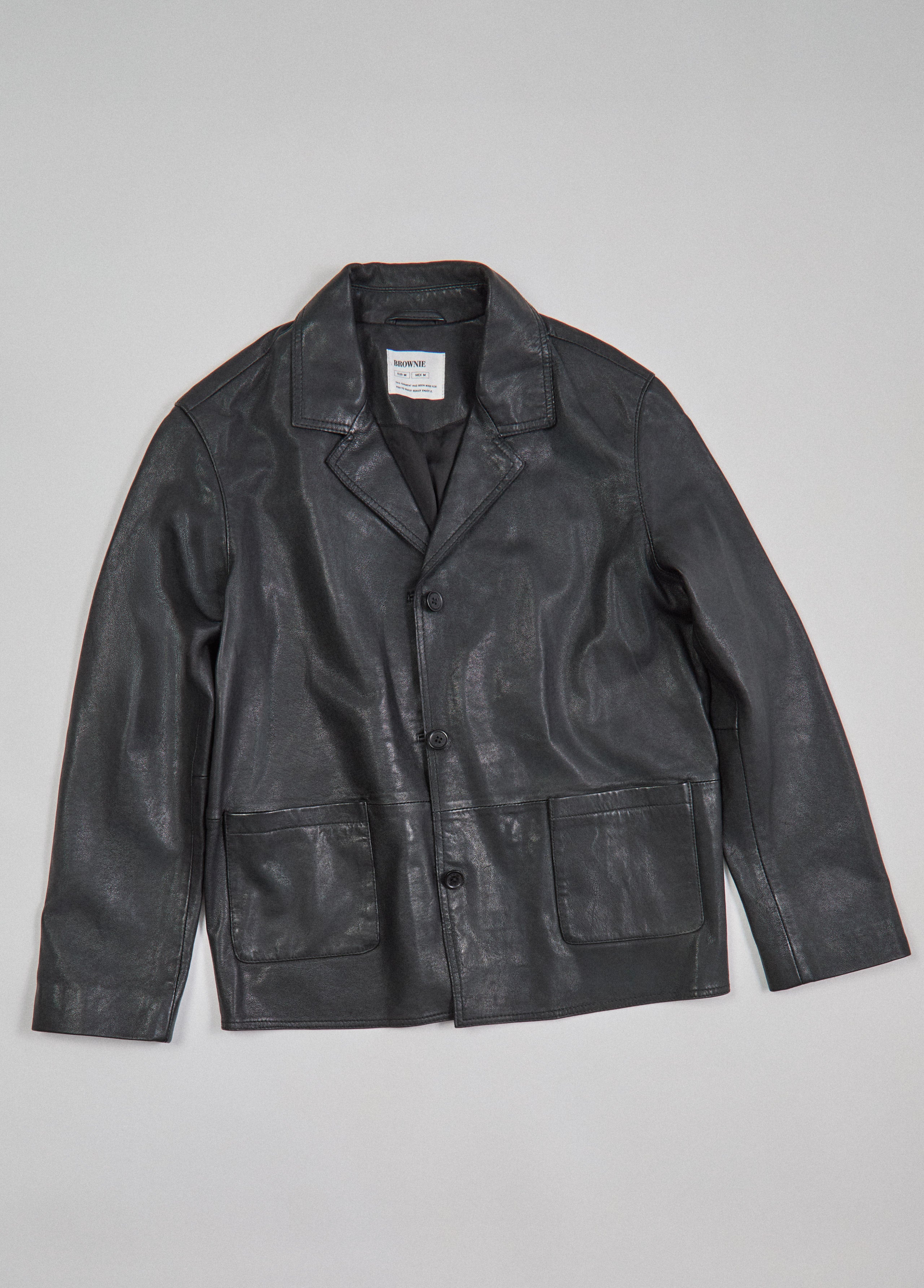 Nappalederjacke