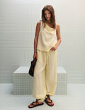 Linen harem pants