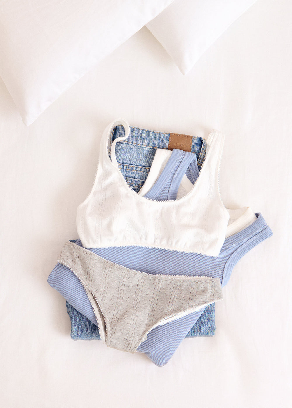 Set mit 2 Slips und Top