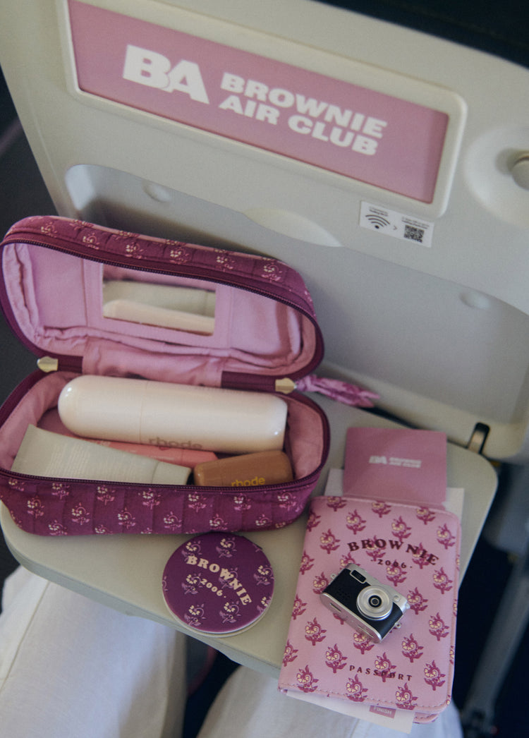 Small square toiletry bag