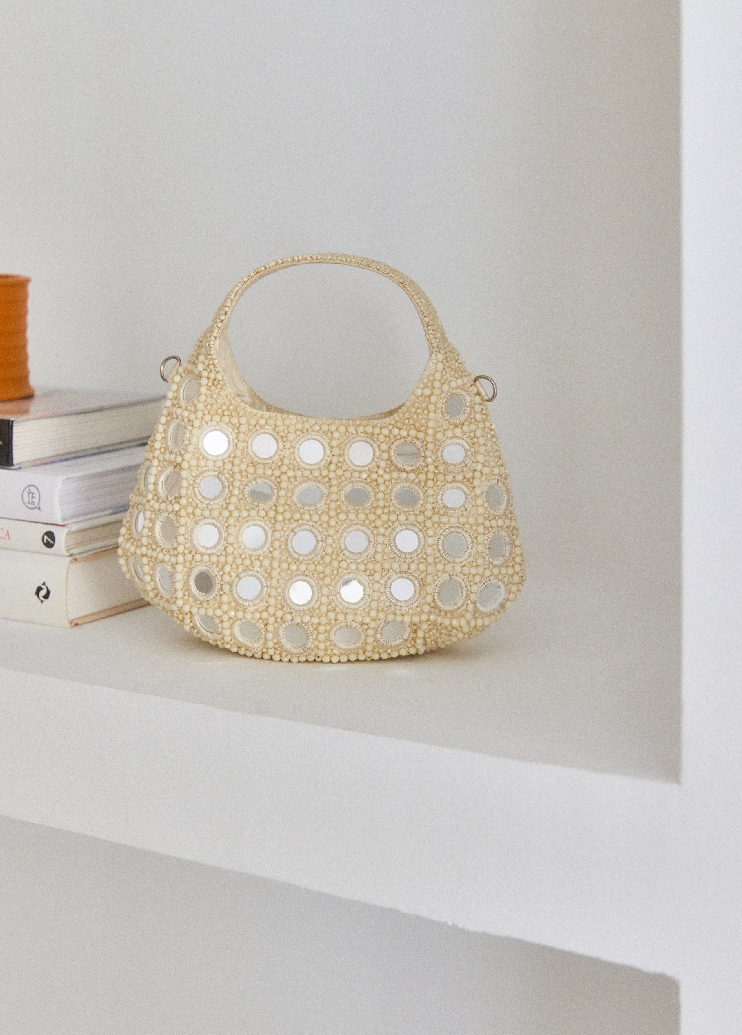 Bolso beads y espejos