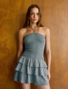 Smocked ruffle dress