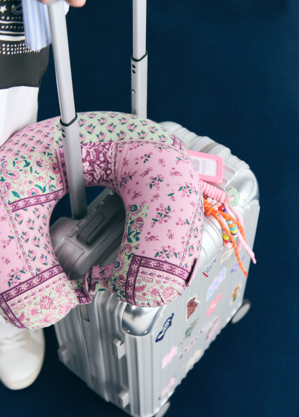 Patchwork printed cushion
