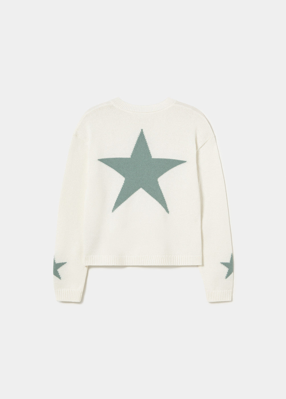 Star sweater back detail