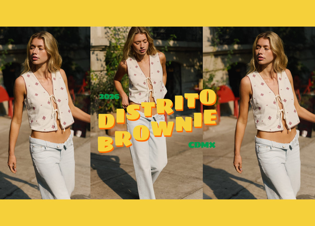 Jeans with turned-up waistband