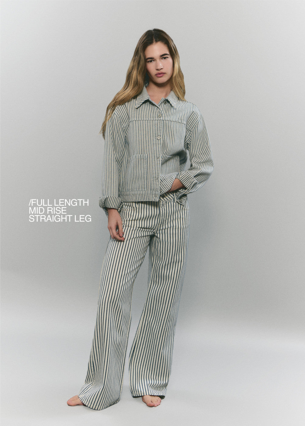 Pantalone relaxed a righe