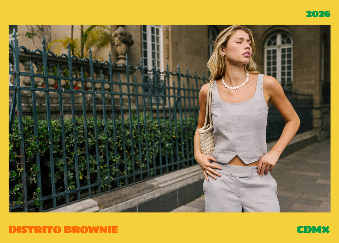 Small braided leather shopper bag