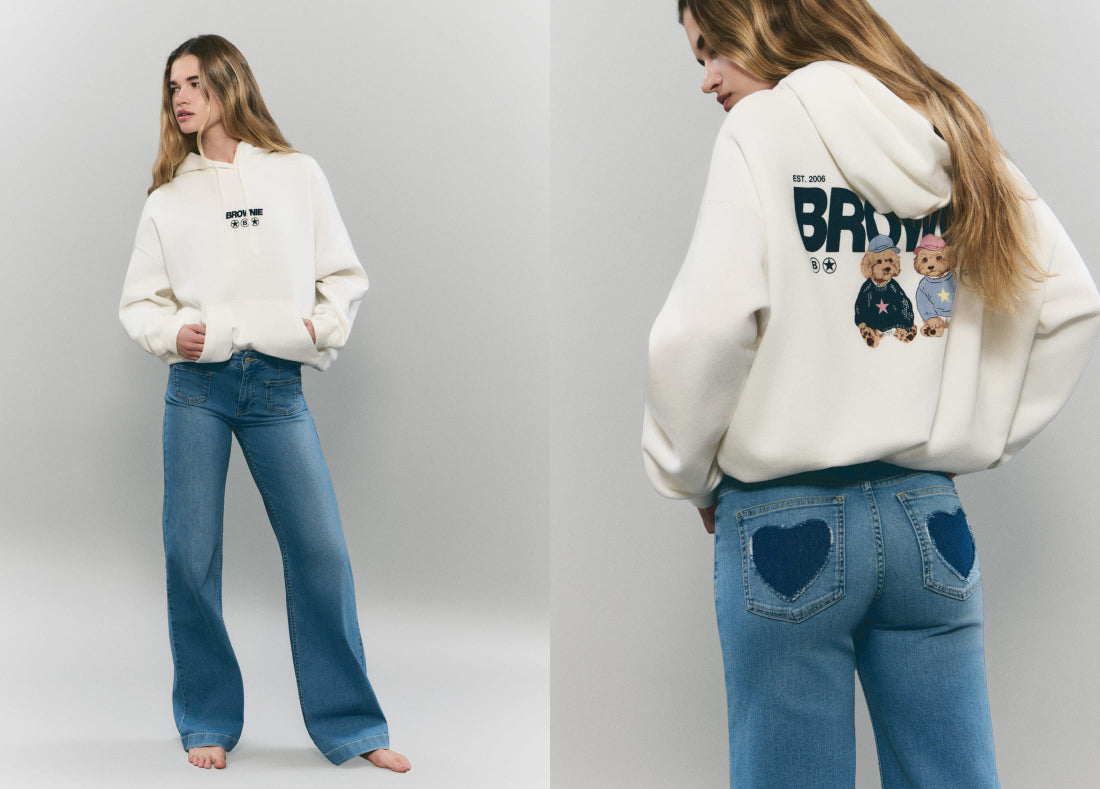 Jeans bolsillo parche