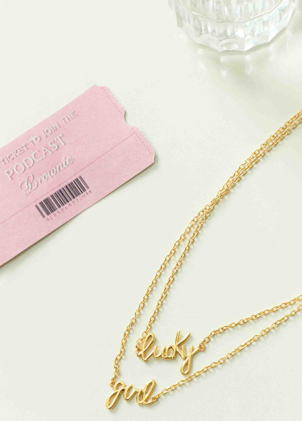 Lucky girl necklace
