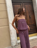 Mirror bandeau top