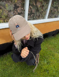 Corduroy puppy cap