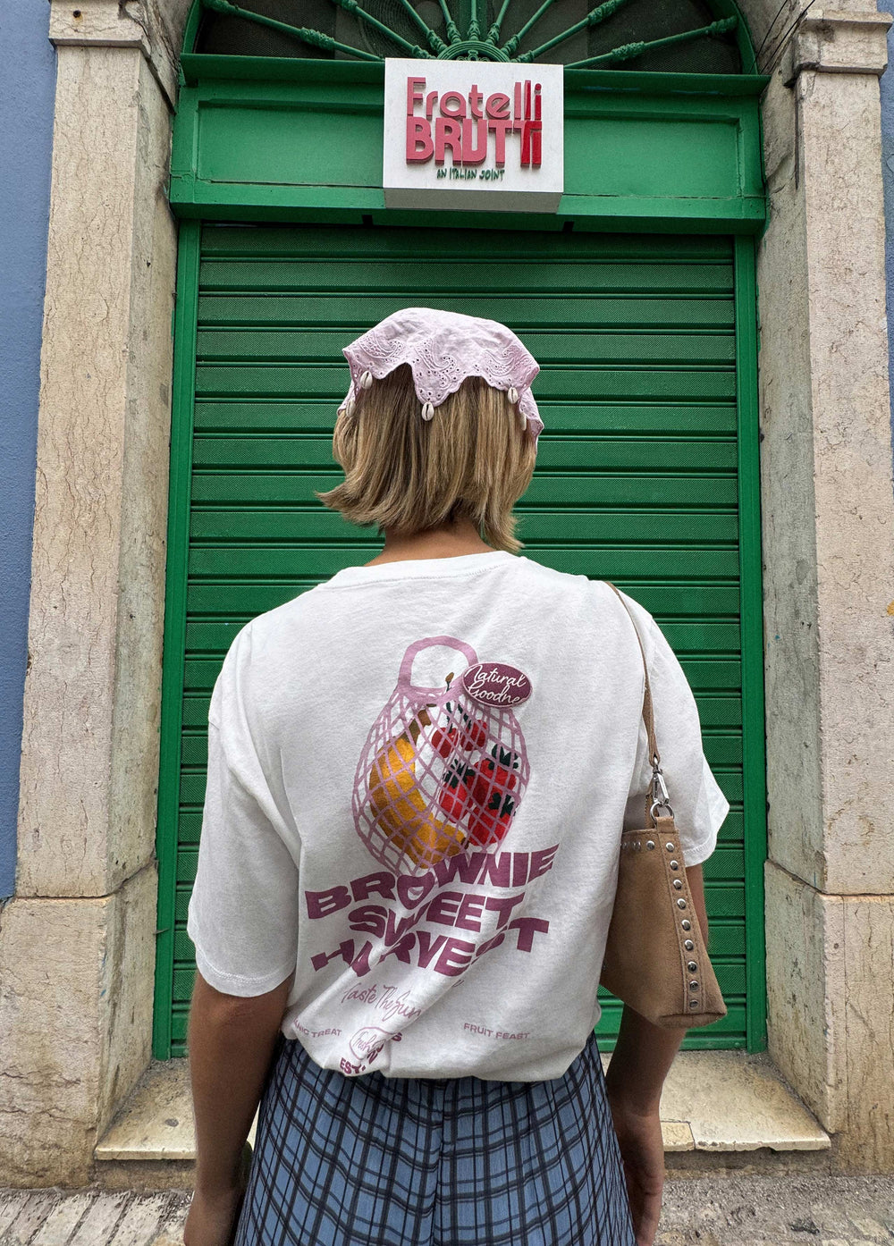 Fruit print t-shirt