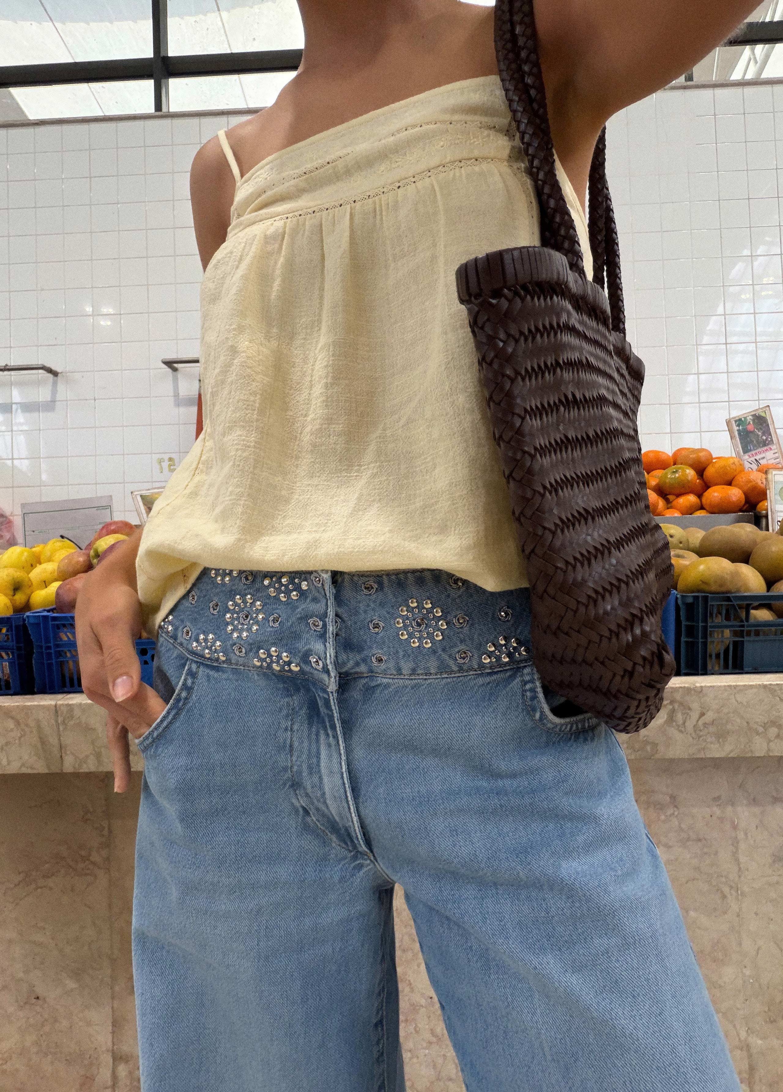 Jeans sin cinturilla
