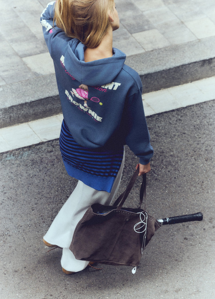 Printed hooded sweatshirt