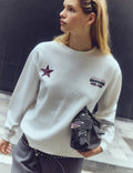 Glitter horse print sweatshirt