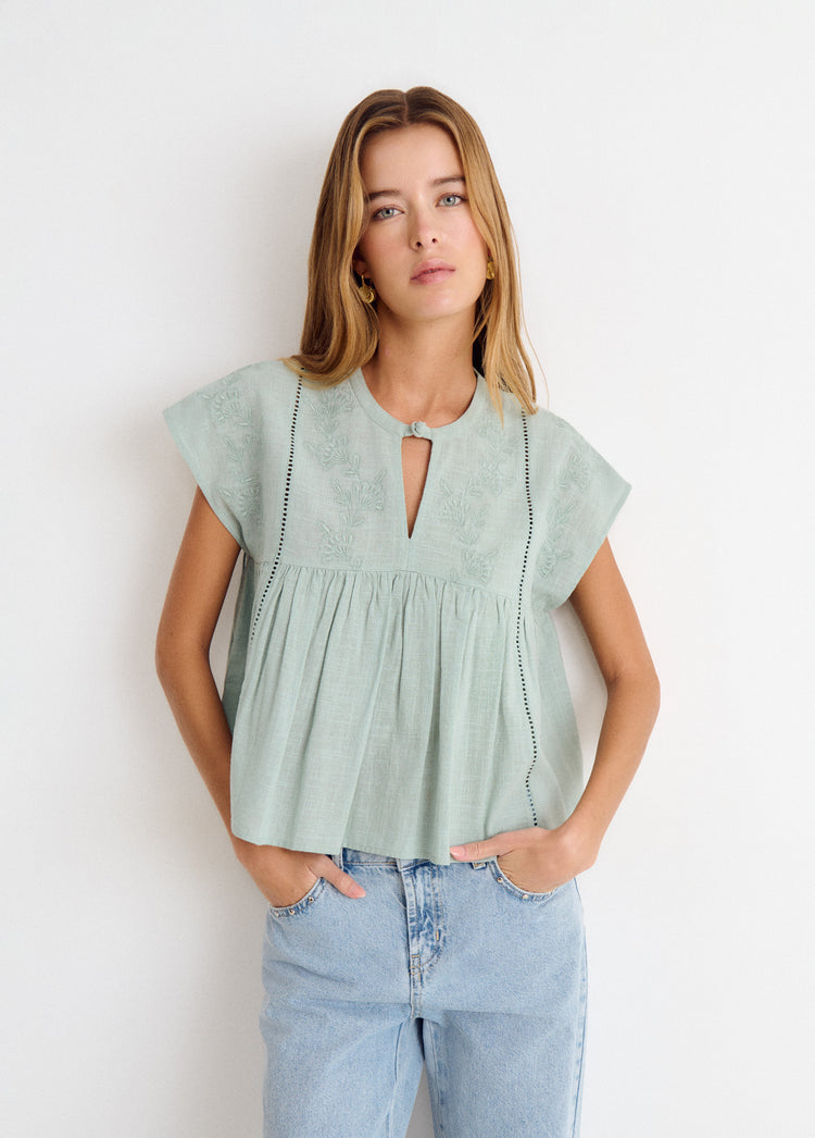 Blusa bordados