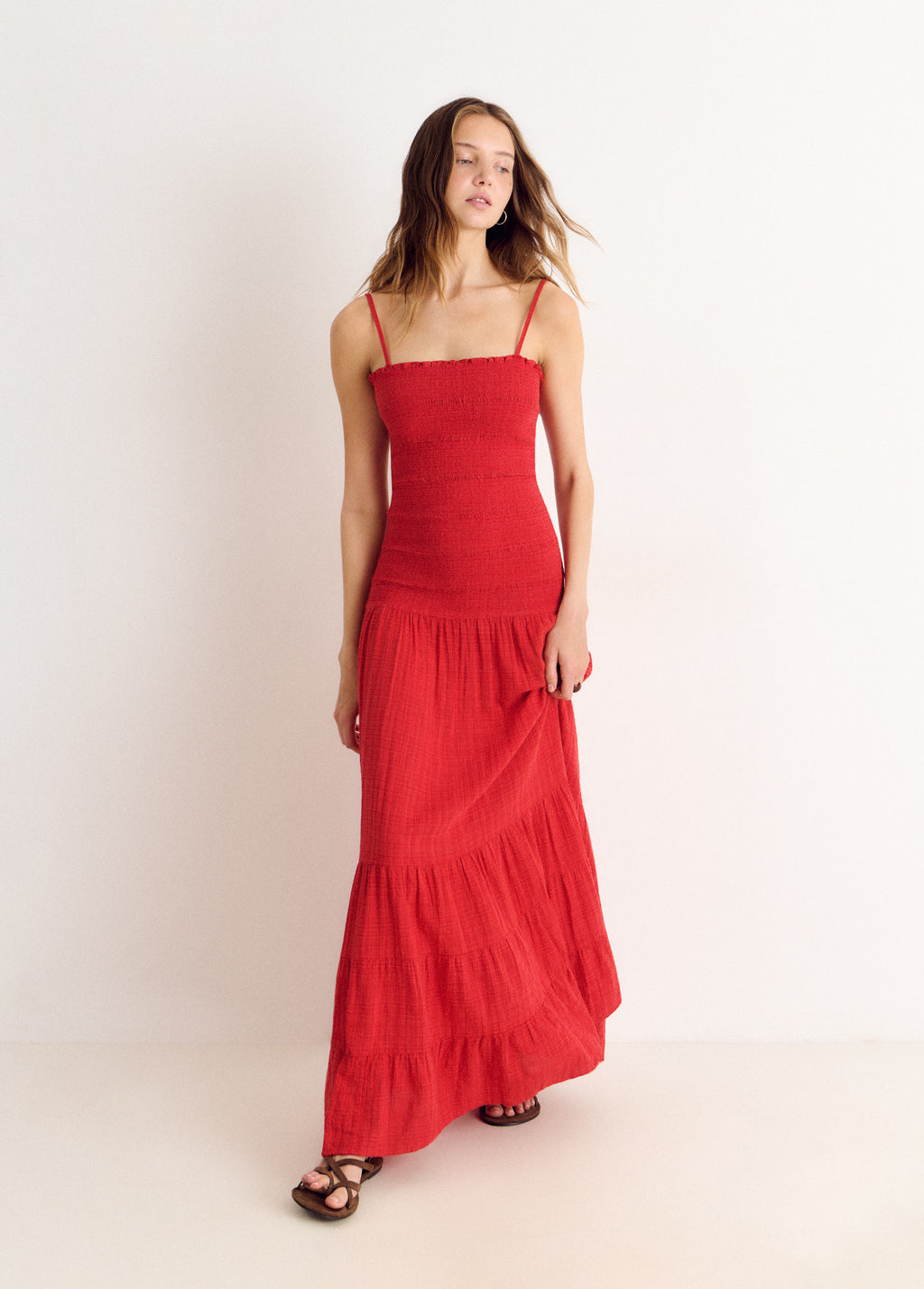 Vestido largo tirantes