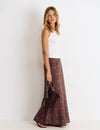 Long embroidered skirt