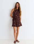 Sequin halter dress
