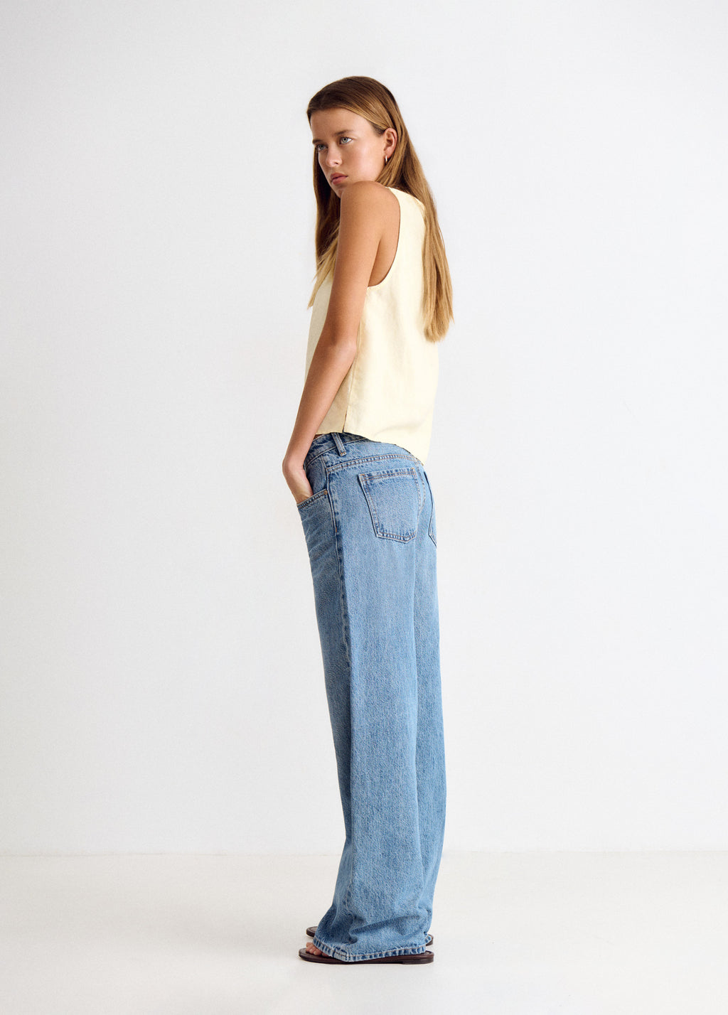 Jeans 5 bolsillos basico