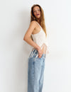 Crochet fringing top