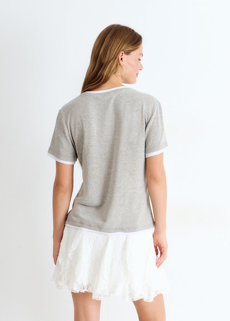 Camiseta efecto doble